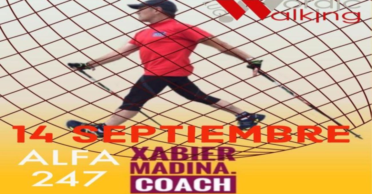 Xavi Madina IV Workshop de Nordic Walking