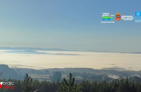 Rías de nubes en la Reserva Biosfera Terras do Miño.