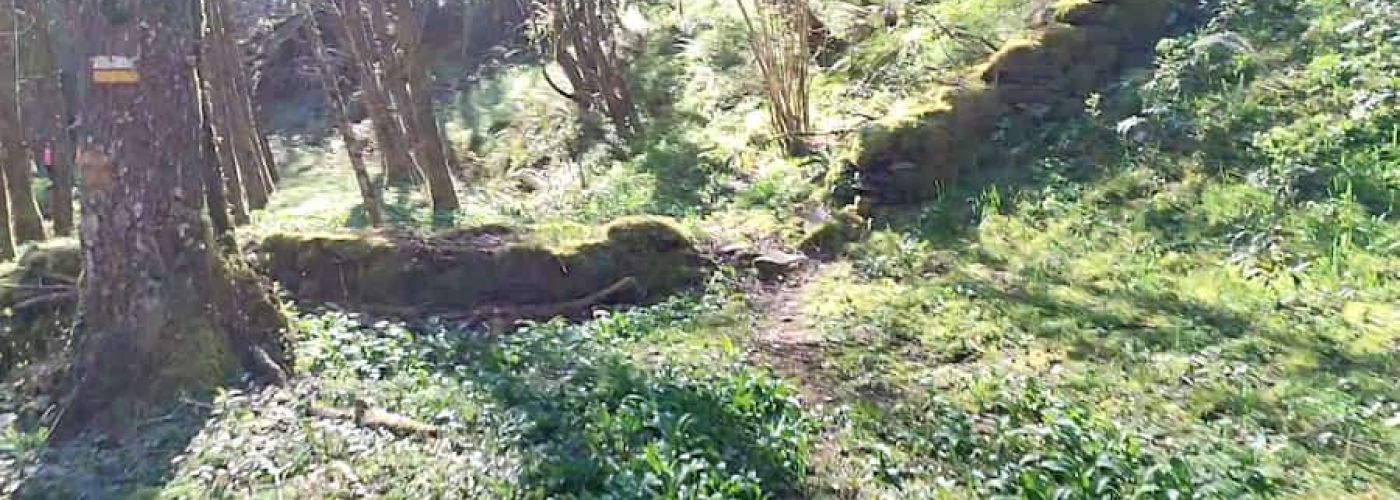 Usos de los muros de junta seca en el río Donsal