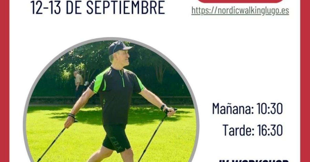 Nordic Walking en Terras do Miño: técnica, salud y naturaleza de la mano de Xavi Madina